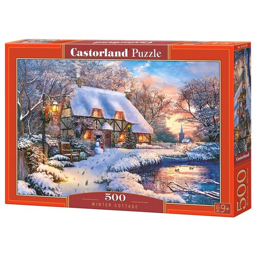 пазл castorland паровоз b 53452 500 дет разноцветный Пазл Castorland Winter Cottage (B-53278), 500 дет., разноцветный