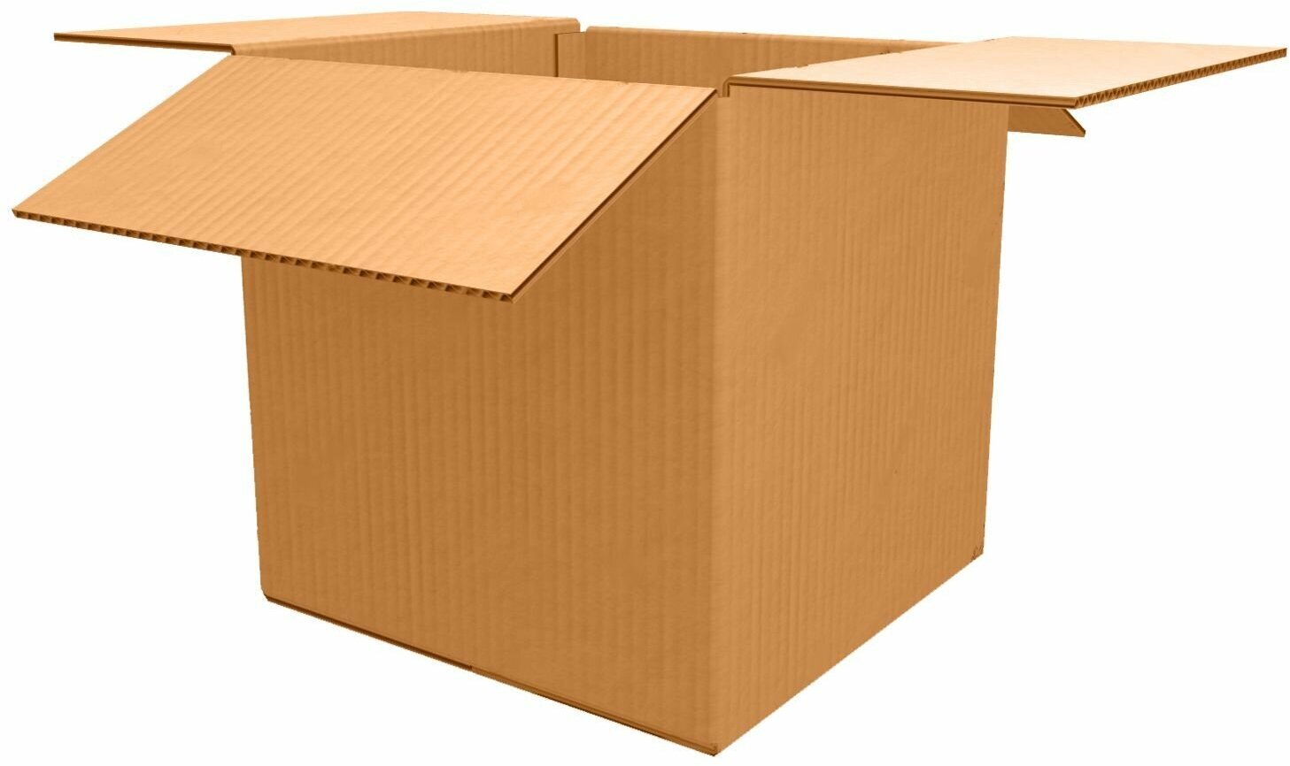 Картонная коробка для маркетплейсов 20x20x20 см Т24 профиль С 10 шт, для хранения вещей, упаковки, маркетплейс, коробки картонные
