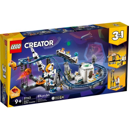 Конструктор LEGO Creator 31142 Space Roller Coaster, 874 дет. конструктор lego creator 10303 американские горки петля