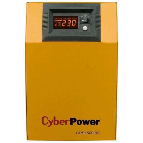 Интерактивный ИБП CyberPower CPS1500PIE желтый 1050 Вт интерактивный ибп cyberpower cps7500pro желтый 5250 вт