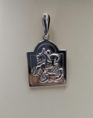 Иконка Сереброника Икона из серебра 37-ИКЛ116-23, серебро, 925 проба, родирование