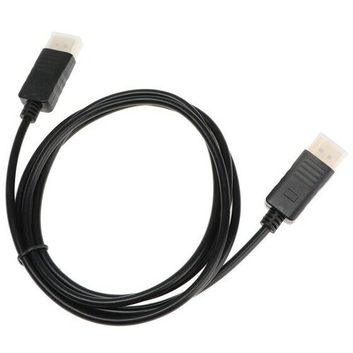 ExeGate Кабель DisplayPort-DisplayPort ExeGate EX-CC-DP-1.8, v1.2, 1.8м, чёрный кабель displayport displayport exegate ex cc dp 3 0 v1 2 3м чёрный