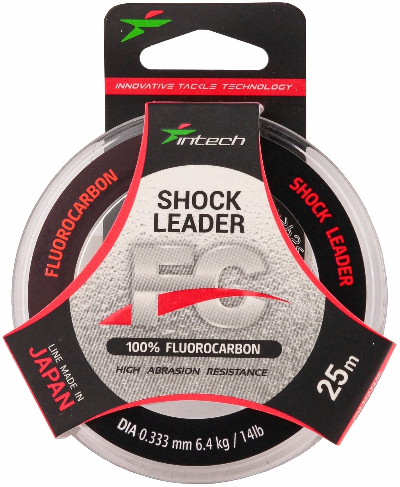 Флюорокарбон Intech FC Shock Leader 25м (0.298mm (5.3kg / 12lb))