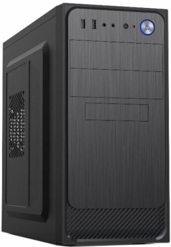 Корпус Foxline Forza mATX FZ-015-SX450R-U32, 450W, 2xUSB2.0, Black, w/o FAN, 12 cm fan PSU, power cord