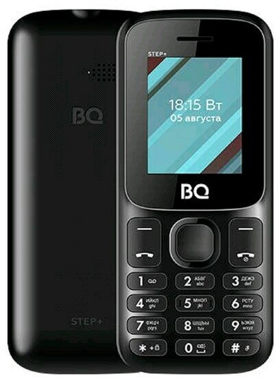 Сотовый телефон BQ M-1848 Step+ 1.77" 2 sim microSD 600 мАч без СЗУ чёрный