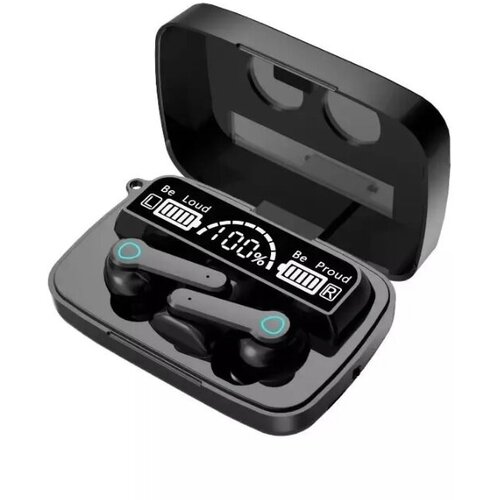 Наушники с микрофоном беспроводные BT вставные M19 Damix зеркало 740₽