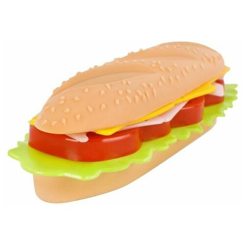 Конструктор пластиковый - Бургер, 1 шт.