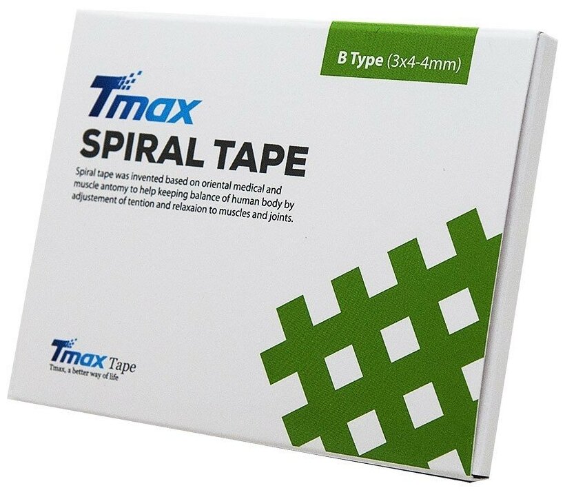 Кросс-тейп TMAX Spiral Tape Type B, 423723, 20 листов, телесный