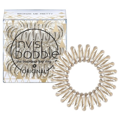 фото Резинка invisibobble original 3 шт. bronze me pretty
