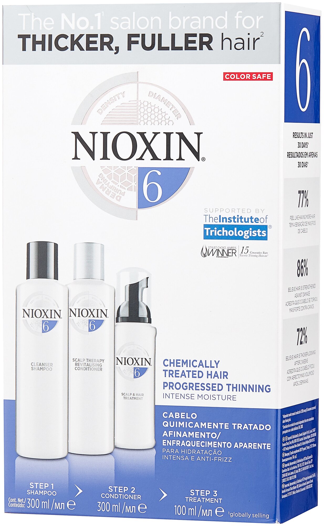 Nioxin System 6 Kit XXL -   6  XXL  +  + , 300+300+100  -