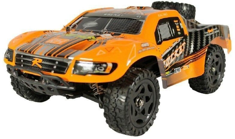 Радиоуправляемый шорт-корс Remo Hobby Rocket Brushless V2.0 (оранжевый) 4WD 2.4G 1/16 RTR