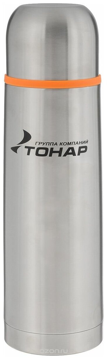 Классический термос ТОНАР HS.TM-015, 0.75 л, серебристый