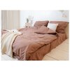 Комплект постельного белья Grazia-Textile 1,5 спальный однотонный КАКАО, Сатин, наволочки 50x70 2 шт. - изображение
