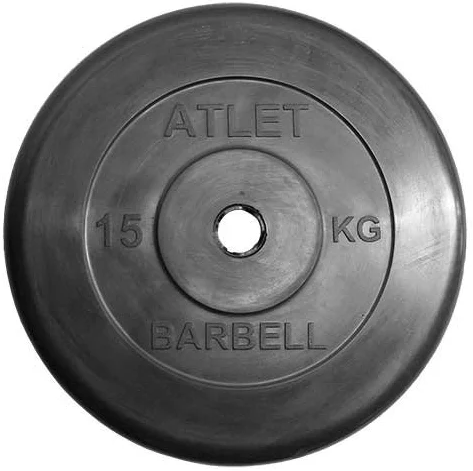 Диск MB Barbell MB-AtletB31 15 кг 1 шт. черный