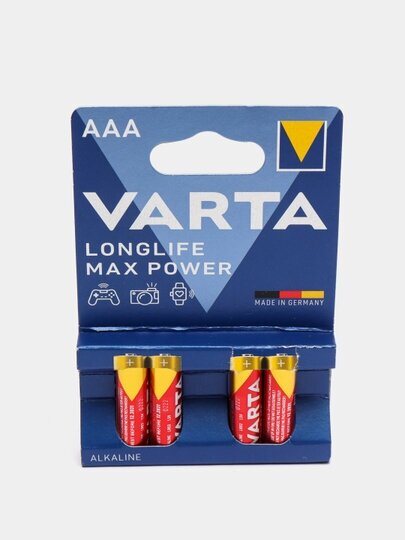 Батарейки Varta Max T. AAA Bli Alkaline, 2 шт. (4703101412) - фото №6