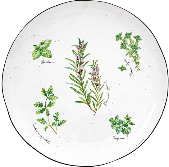 Тарелка обеденная, Herbarium, 26 см, EL-R2200-HERU