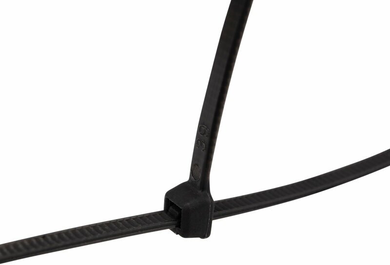 Хомут-стяжка кабельная нейлоновая PROconnect 300 x4,8мм, черная, в упаковке - 100 штук
