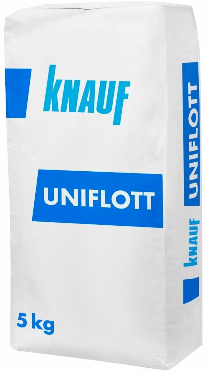 Шпаклевка КНАУФ-Унифлот на гипсовой основе, высокопрочная, 5 кг Knauf - фото №15