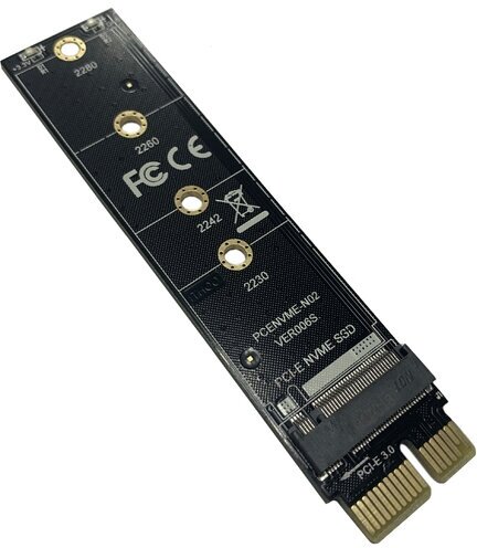 Контроллер переходник PCI-E 3.0 x1 to M.2 PCI-E NVMe M Key