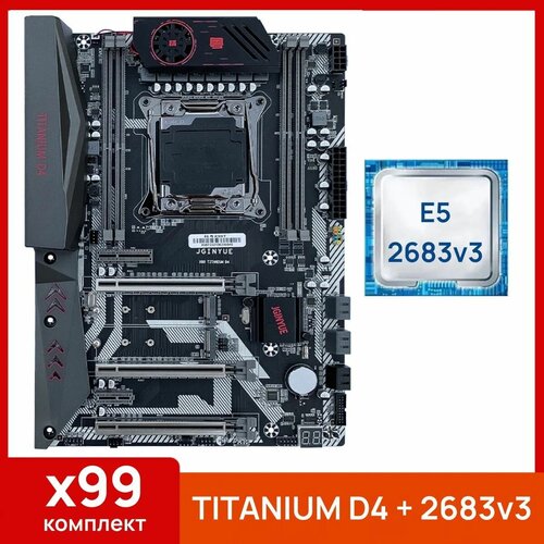 Комплект: JGINYUE X99 Titanium D4 + Xeon E5 2683v3