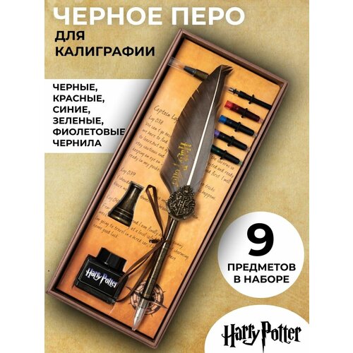 Ручка перьевая с чернилами для каллиграфии Гарри Поттер