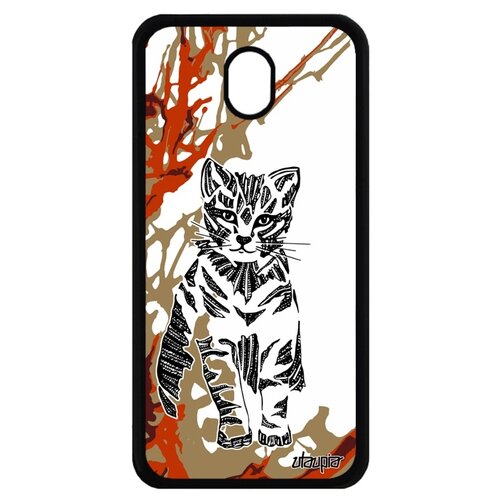 фото Чехол для смартфона galaxy j7 2017, "кот" пушистый бенгальский utaupia