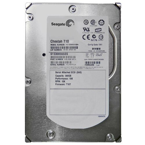 Seagate Cheetah 300 ГБ ST3300555SS жесткий диск seagate 300gb sas 15k 9z1066 052