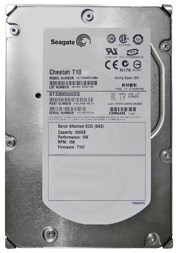 Жесткий диск Seagate Cheetah 300 ГБ ST3300555SS