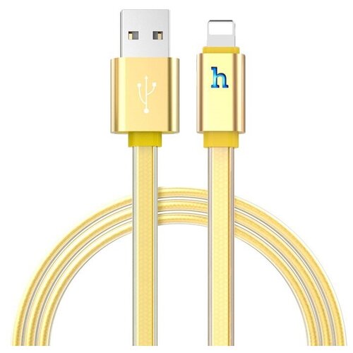 Кабель Hoco UPL12 Plus USB - Lightning, 1.2 м, золотой