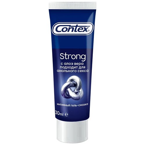 Contex Strong Интимный гель-смазка с регенерирующим эффектом для анального секса, 30 мл