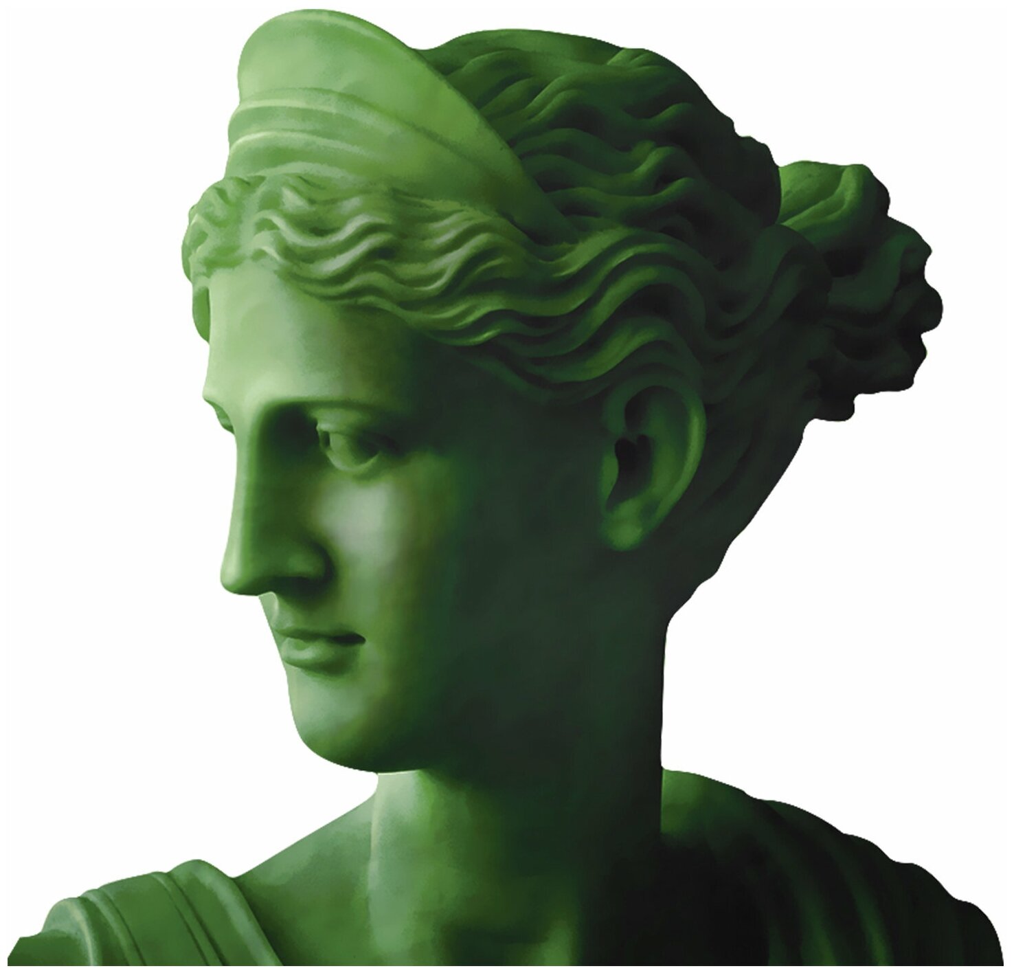 Пластилин скульптурный мягкий (500 гр, оливковый) (104812) - фото №4