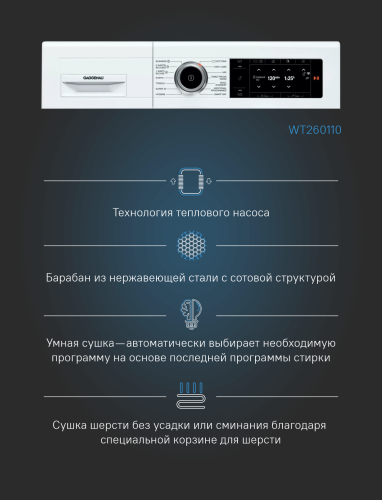 Сушильная машина GAGGENAU WT260110 - фотография № 3