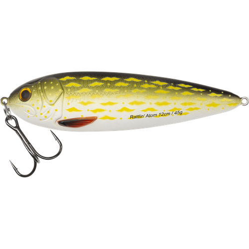 Блесна колеблющаяся Abu Garcia BEAST RATTLIN ATOM 12cm Pike