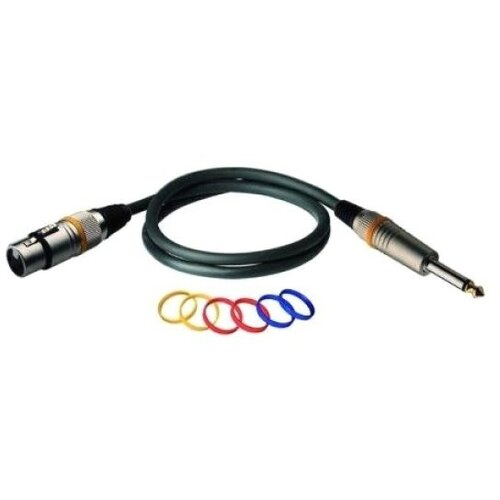 Rockcable RCL30385 D6 F Кабель XLR(F)-джек 1/4, 5 м кабель xlr f джек 1 4 6 метров rockcable rcl30386 d6 f