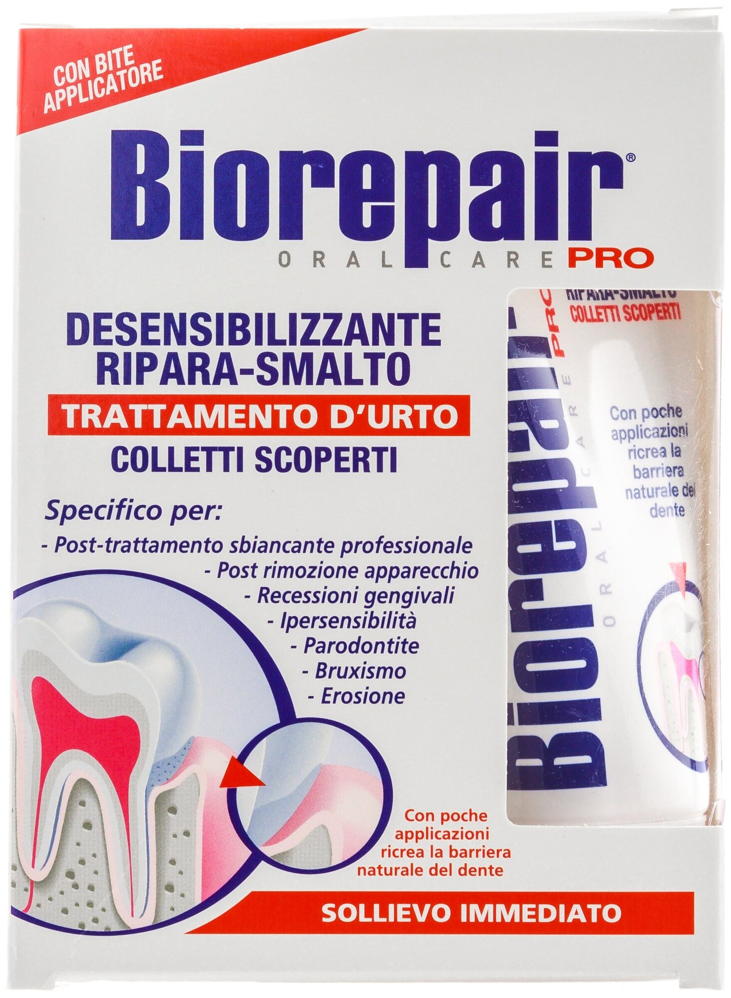 Biorepair Препарат для снижения чувствительности и восстановления эмали обнаженной шейки зуба (Biorepair, ) - фото №2
