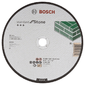 Диск отрезной BOSCH Standard for Stone 2608603180, 230 мм, 1 шт.