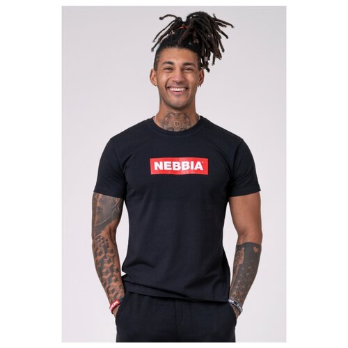 фото Мужская футболка nebbia men`s t-shirt 593 black (m)