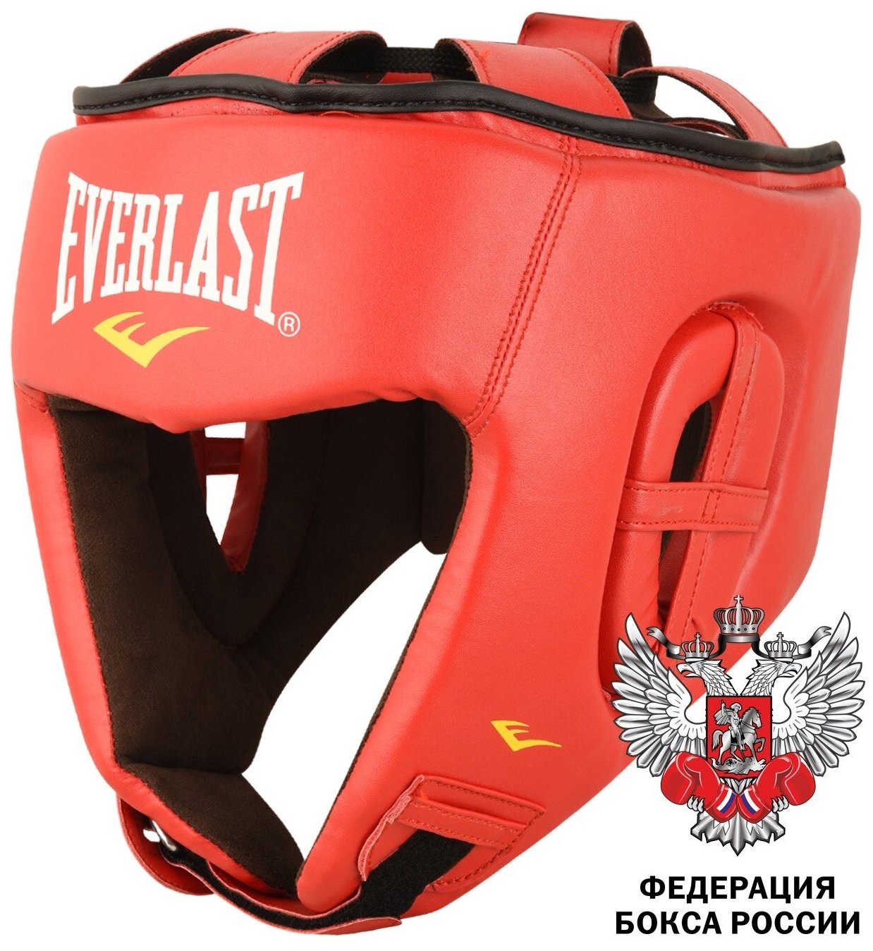 Шлем боксерский Amateur Competition PU красный - Everlast - Красный - S