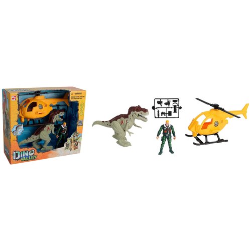 Купить Игровой набор Chap Mei Охота на Тираннозавра на вертолете 542084