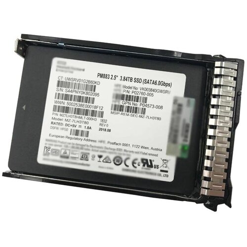 Жесткий диск HP P04570-B21 G8-G10 3.84TB 2.5 SATA 6G RI SSD