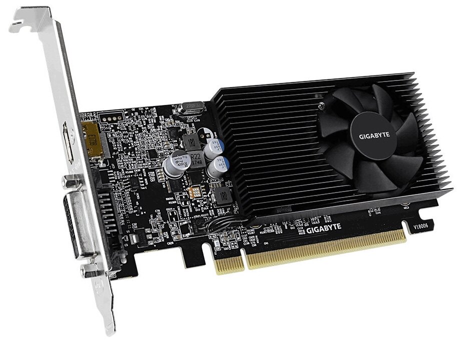 Видеокарта GIGABYTE GeForce GT 1030 Low Profile D4 2G (GV-N1030D4-2GL) —  купить по выгодной цене на Яндекс.Маркете