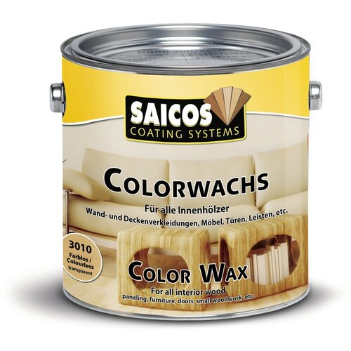 Цветной декоративный воск Colorwachs, 3017 Серебристо-серый, 2,5 литр.