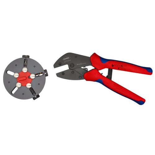 кримпер knipex 97 52 50 красный синий Кримпер Knipex 97 33 01 красный/синий