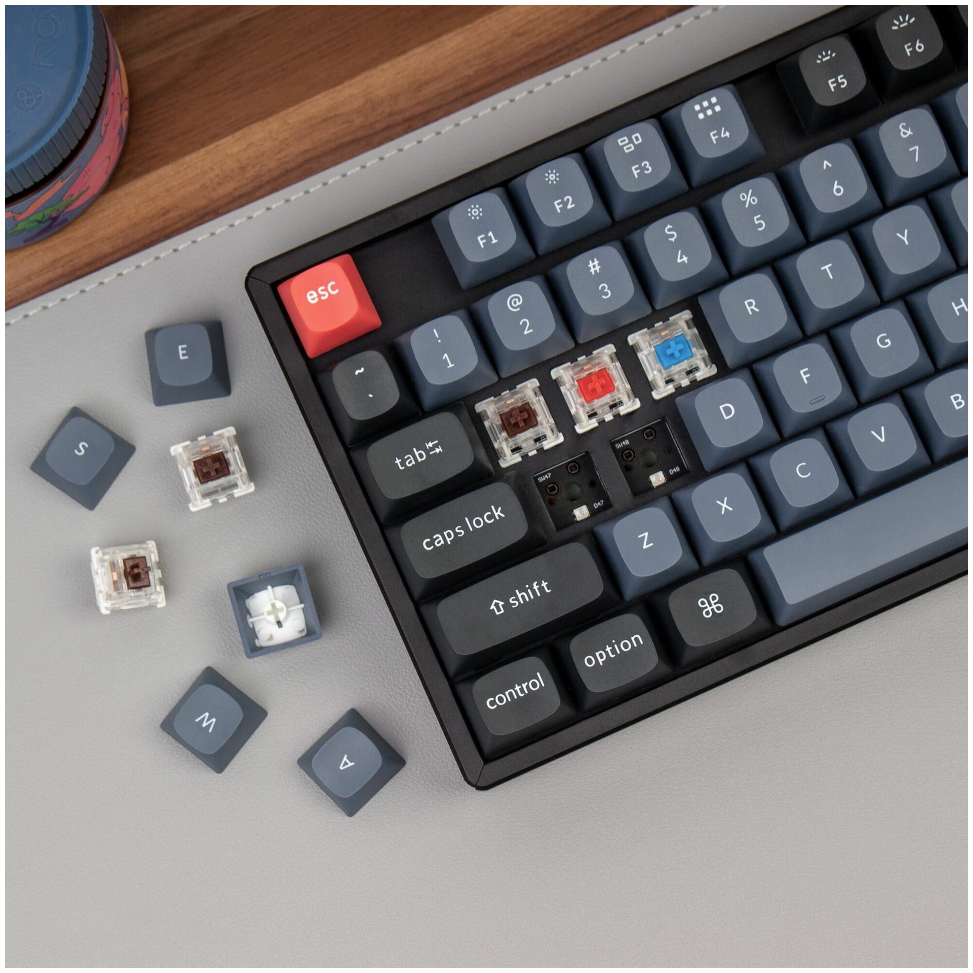 Клавиатура Keychron K8P-J3, Gateron G pro Mechanical Brown Switch, RGB - фото №16