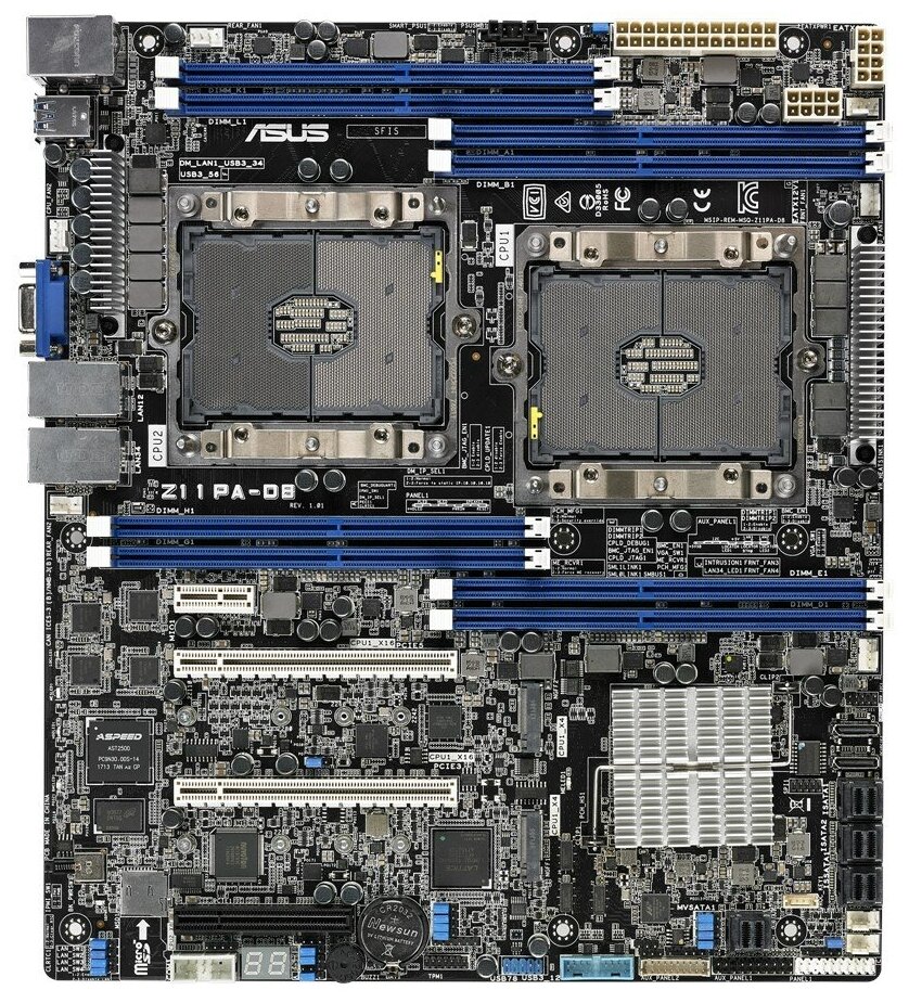 Материнская плата ASUS Z11PA-D8, LGA3647 (90SB06H0-M0UAY0)