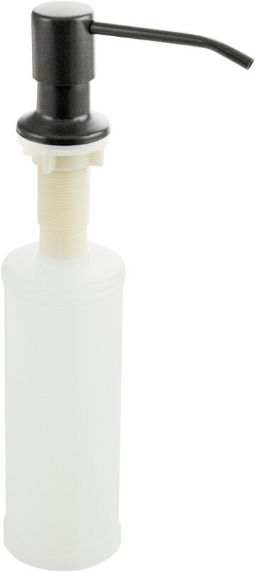 Дозатор BRIMIX для жидкого мыла и моющих средств, графит, врезной, под раковину, пластиковый, 300 мл,