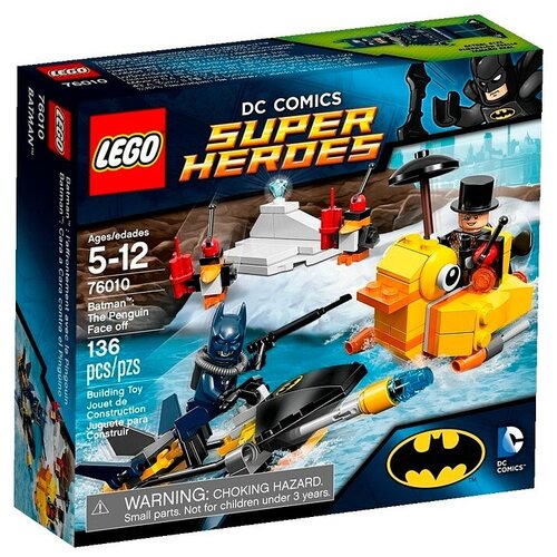 LEGO DC Super Heroes 76010 Бэтмен: Пингвин дает отпор, 136 дет. конструктор lego dc super heroes 76010 бэтмен пингвин дает отпор 136 дет