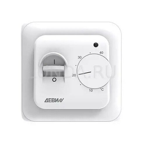 Терморегулятор деви Base с датчиком пола 16А Ридан 140F1010R 1190₽
