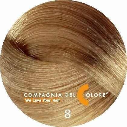 8 COMPAGNIA DEL COLORE Светло-русый натуральный краска для волос 100 МЛ оригинал
