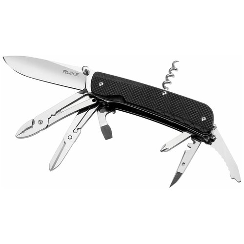 нож многофункциональный ruike нож многофункциональный ruike черный Нож многофункциональный RUIKE LD41 черный